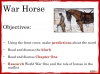 War Horse Teaching Resources (slide 8/142)